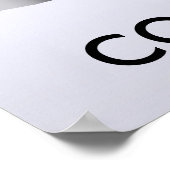 チーム建物(カスタマイズ可能)ポスター – 様々なサイズ ポスター (角)