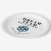 チーム建物- Dream Team Company Logo ペーパープレート (アングル)