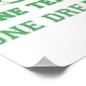 チーム引用文ワンチームワンドリムサッカー ポスター (角)