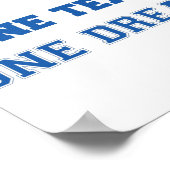 チーム引用文ワンチームワンドリームサッカー ポスター (角)