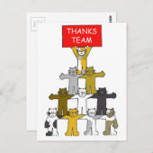 チーム感謝していの猫たち ポストカード (正面/裏面)