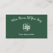 チーム感謝：お花屋さんThank You 名刺 (正面)