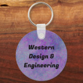 チーム抽象芸術会社の同僚の従業員へようこそ キーホルダー (裏面)