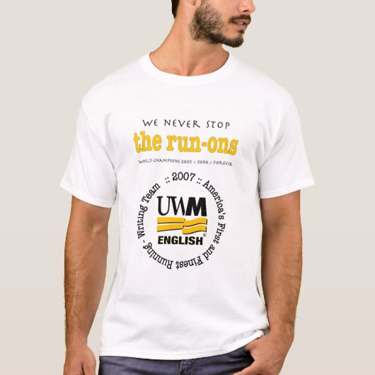 チーム操業OnsのTシャツ Tシャツ (正面)