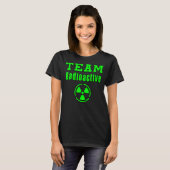 チーム放射性標識シンボル核 Tシャツ (正面フル)