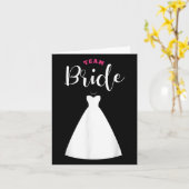チーム新婦チーム新郎バチュラーパーティ結婚ズ カード (黄色い花)
