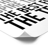 チーム最高のの一員である ポスター (角)