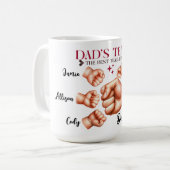 チーム最高のは今まで以上に父のプライドカスタマイズ。 コーヒーマグカップ (正面左)