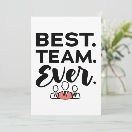 チーム最高のは常に、従業員へのチームギフト (スタンド正面)