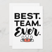 チーム最高のは常に、従業員へのチームギフト (正面/裏面)
