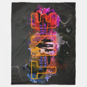 チーム最高のチーム フリースブランケット (正面)