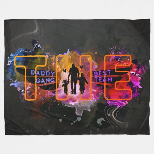 チーム最高のチーム フリースブランケット (正面(横))