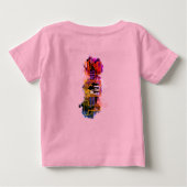 チーム最高のチーム ベビーTシャツ (裏面)