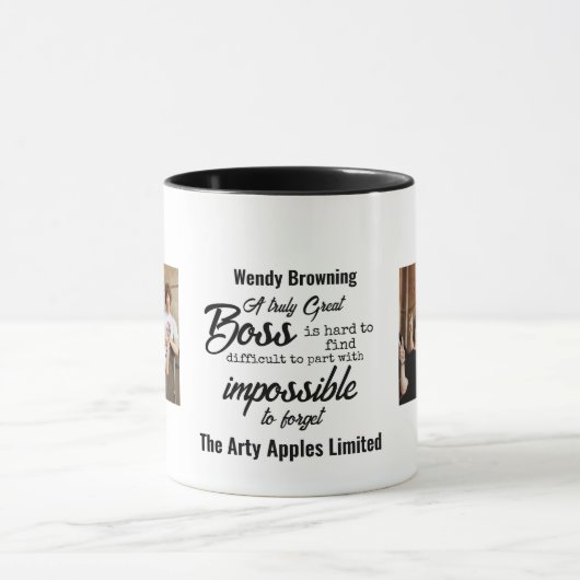 チーム最高の写真Magとのボス マグカップ (中央)