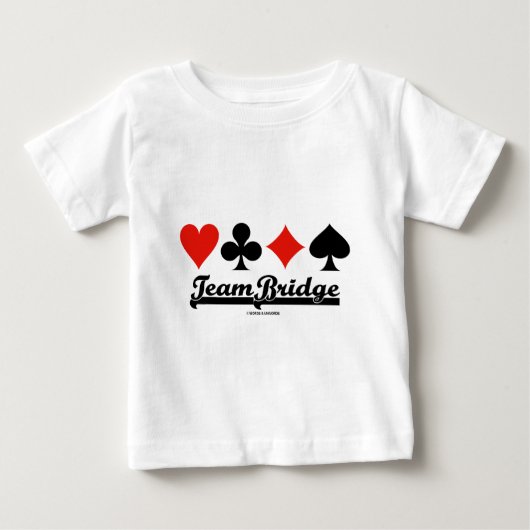 チーム橋 ベビーTシャツ (正面)