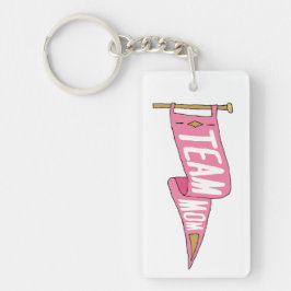 チーム母チーム母チーム母チーム母ママ国旗 キーホルダー