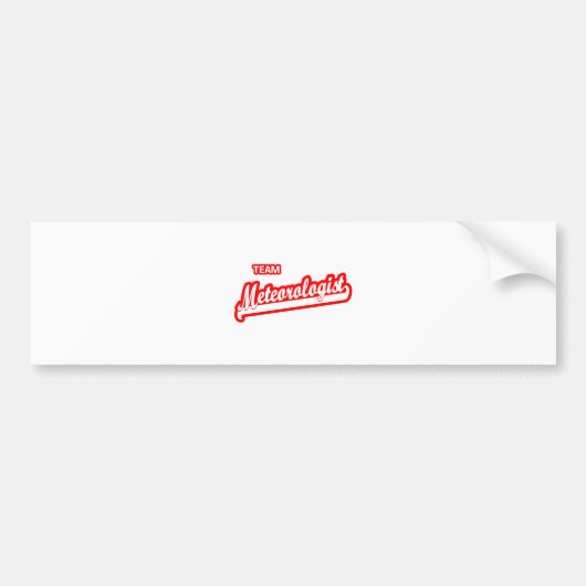 チーム気象学者 バンパーステッカー (正面)