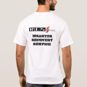 チーム無秩序 Tシャツ (裏面)