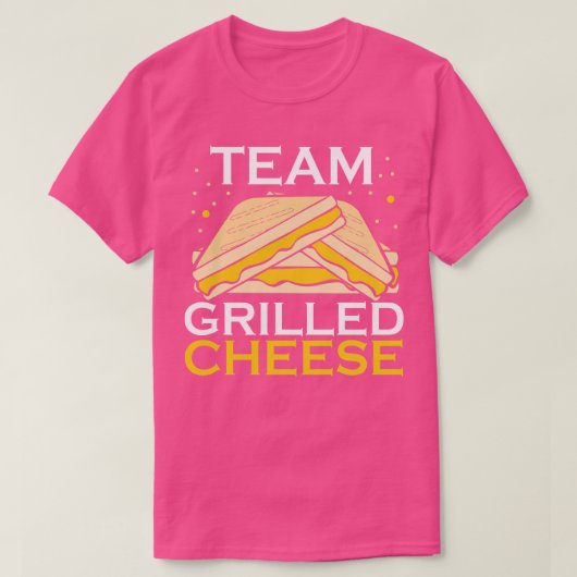 チーム焼きチーズ好き Tシャツ (デザイン正面)