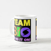 チーム生物マグ コーヒーマグカップ (正面左)