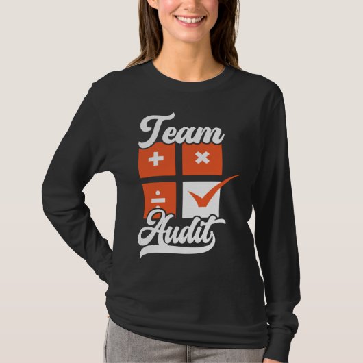 チーム監査会計税務シーズン税理士 Tシャツ (正面)