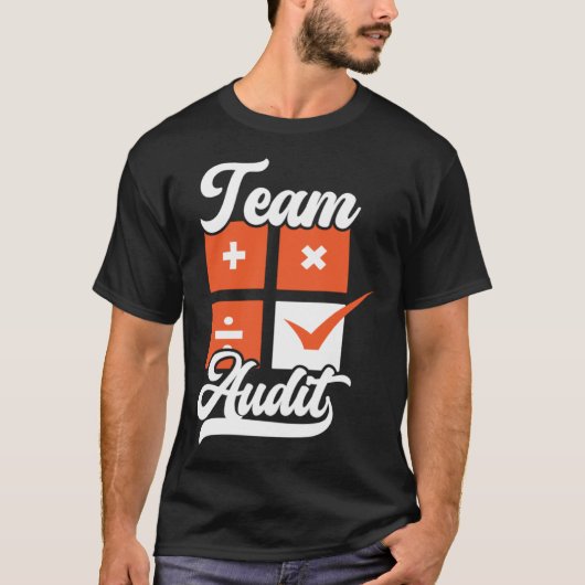 チーム監査会計税務シーズン税理士 Tシャツ (正面)