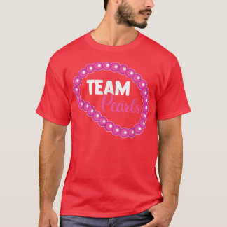 チーム真珠おもしろい女子ベビー発表性別 Tシャツ