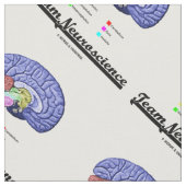 チーム神経科学脳解剖学的姿勢 ファブリック (クローズアップ)