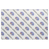 チーム神経科学脳解剖学的姿勢 ファブリック (ファットクウォーター)