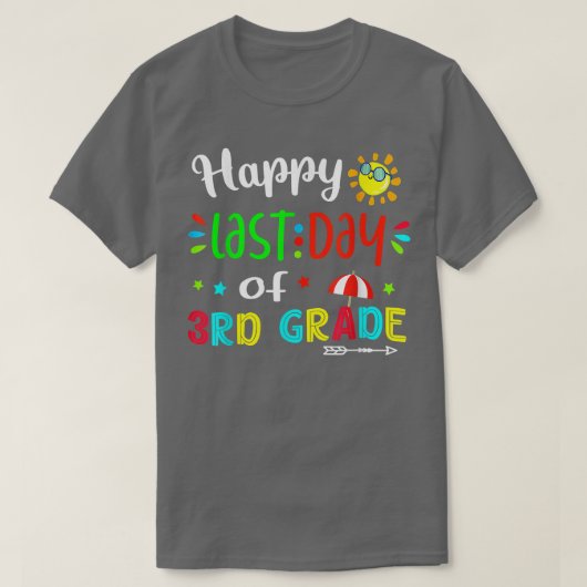 チーム第3級シャツ先生ハッピーファイナル Tシャツ (デザイン正面)