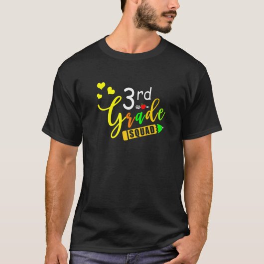 チーム第3級分隊先生新学期 Tシャツ (正面)