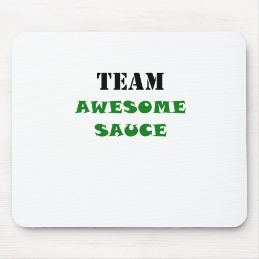 チーム素晴らしいソース マウスパッド (正面)