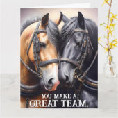 チーム素晴らしウマ記念日 カード (黄色い花)