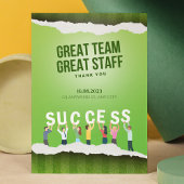 チーム素晴らしス素晴らしスタッフに感謝 招待状