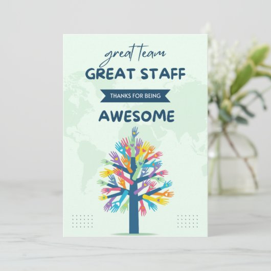 チーム素晴らしス素晴らしスタッフの皆様に感謝素晴らし 招待状 (スタンド正面)