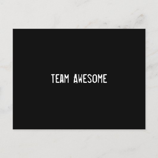 チーム素晴らし ポストカード (正面)