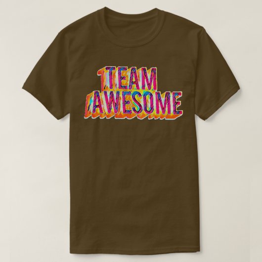 チーム素晴らし Tシャツ (デザイン正面)