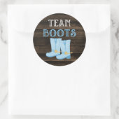 チーム素朴ブーツボーイジェンダーの表示 ラウンドシール (バッグ)
