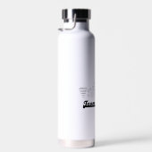 チーム統計ベル曲線正規分布 ウォーターボトル (右面)