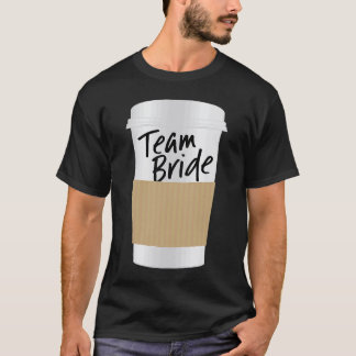 チーム花嫁のためのウェディングパーティーコーヒーカップマグカップ Tシャツ
