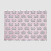 チーム花嫁の花嫁の結婚式の新婦付添人の銀の王冠 薄葉紙 (正面)