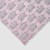 チーム花嫁の花嫁の結婚式の新婦付添人の銀の王冠 薄葉紙 (詳細)