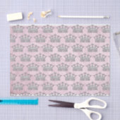 チーム花嫁の花嫁の結婚式の新婦付添人の銀の王冠 薄葉紙 (クラフト)