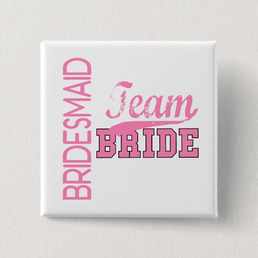 チーム花嫁1の新婦付添人 缶バッジ (正面)