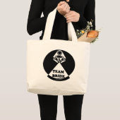 チーム花嫁 ラージトートバッグ (正面(商品))