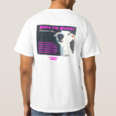 チーム豆はそれのですか。 Tシャツ (裏面)