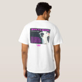 チーム豆はそれのですか。 Tシャツ (裏面フル)