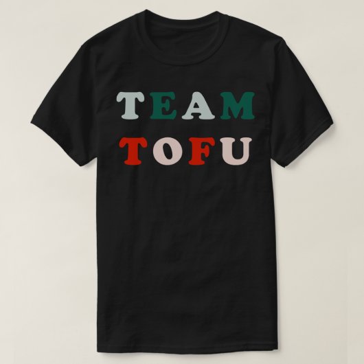 チーム豆腐 Tシャツ (デザイン正面)
