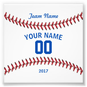チーム野球のスポーツ フォトプリント
