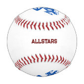 チーム野球パーソナライズされた 野球ボール (裏面)